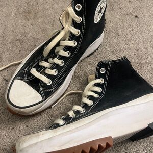 Converse Black and White High-Top Sneakers